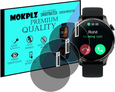 MOKPLZ Screen Guard for TITAN TALK SMARTWATCH(Pack of 3)