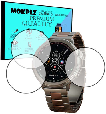 MOKPLZ Screen Guard for BOULT CROWN R SMARTWATCH(Pack of 3)