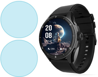 CUBES Screen Guard for BeatXP Vega Neo 1.43 Inch Smart watch, | Soft and Flexible | Touch Sensitive | Unbreakable | Ultra Thin High Grade Hydrogel TPU Film ( Not a Tempered Glass )(Pack of 2)
