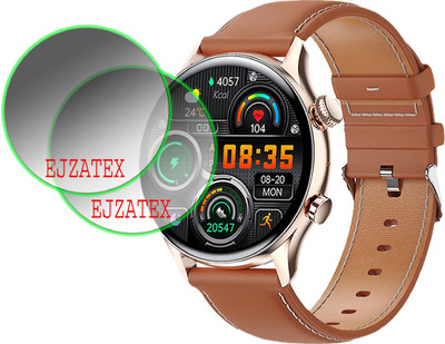 ejzatex Screen Guard for GIZMORE GIZFIT GLOW AMOLED SMARTWATCH(Pack of 2)