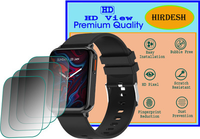 hirdesh Screen Guard for Fire-Boltt Hulk(Pack of 4)