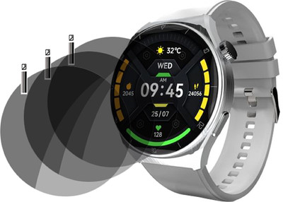 TXGO Screen Guard for BYD Smartwatch Car Key Smartwatch(Pack of 3)