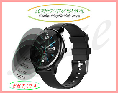 XAZE Screen Guard for Evolves NextFit Halo Sports Smartwatch(Pack of 4)