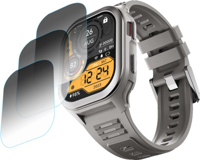 siglaciz Screen Guard for FIRE-BOLTT 4G PRO SMARTWATCH(Pack of 3)