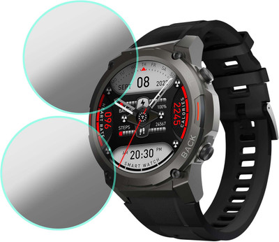 MOKPLZ Screen Guard for CROSSBEATS ARMOUR DIVE SMARTWATCH(Pack of 2)