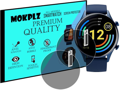 MOKPLZ Screen Guard for TITAN SMART SMARTWATCH(Pack of 2)