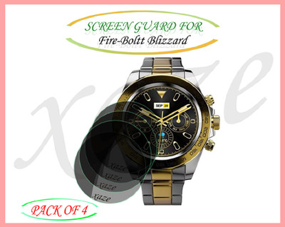 XAZE Screen Guard for Fire-Boltt Blizzard Smartwatch(Pack of 4)