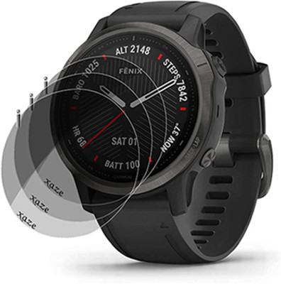 XAZE Screen Guard for Garmin Fenix 6S Smartwatch(Pack of 3)