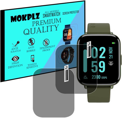 MOKPLZ Screen Guard for TITAN SMART 2 SMARTWATCH(Pack of 2)