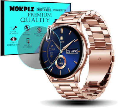 MOKPLZ Screen Guard for PEBBLE COSMOS BOLD PRO SMARTWATCH(Pack of 1)
