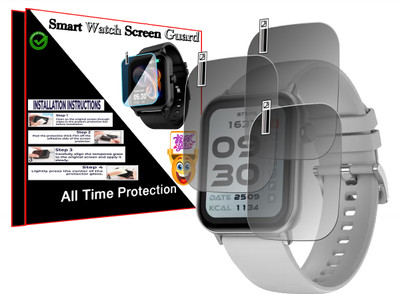 EZGER Screen Guard for Fire-Boltt Ninja Fit Smartwatch(Pack of 3)