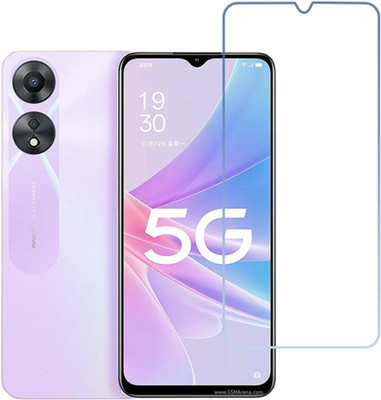 DVTECH Screen Guard for 9H Crystal Clear Oppo A58(Pack of 1)