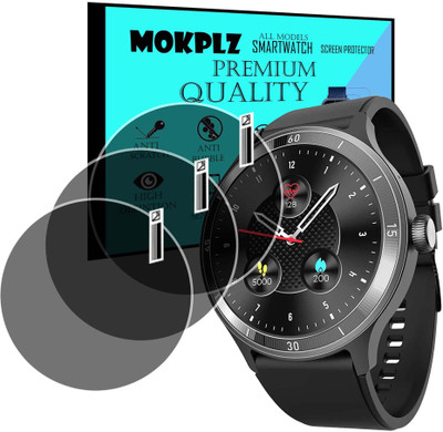 MOKPLZ Screen Guard for BEATXP FLUX SMARTWATCH(Pack of 3)