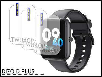 TWUAOP Screen Guard for DIZO WATCH D PLUS(Pack of 3)