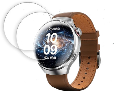 ARBAN Screen Guard for Pebble Dome 1.52 inch Smartwatch Screen Protector | Anti-Scratch | Edge to Edge Full Coverage | 9H Hardness | Screen Guard(Pack of 2)