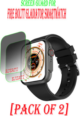 EJZATI Screen Guard for FIRE BOLTT GLADIATOR SMART WATCH(Pack of 2)