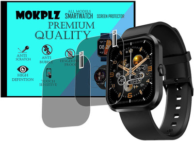 MOKPLZ Screen Guard for FIRE BOLTT PIONEER SMARTWATCH(Pack of 2)