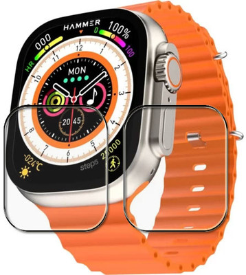 tombik Screen Guard for OI79-Hammer Ace Ultra Smartwatch -P-2(Pack of 2)