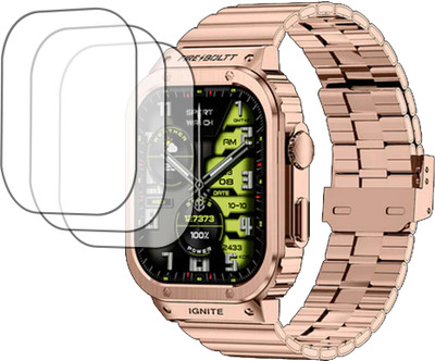 TWUAOP Screen Guard for FIRE BOLTT MAVERICK SMARTWATCH(Pack of 3)