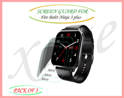 XAZE Screen Guard for Fire-Boltt Ninja 3 Plus Smartwatch(Pack of 2)