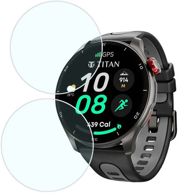 MOKPLZ Screen Guard for Titan Celestor Smartwatch(Pack of 2)
