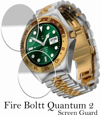 S9HUB Screen Guard for Fire Boltt Quantum 2 Smartwatch(Pack of 2)