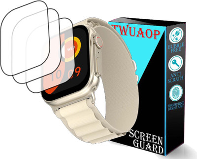 TWUAOP Screen Guard for FIRE BOLTT GLADIATOR PLUS SMARTWATCH(Pack of 3)