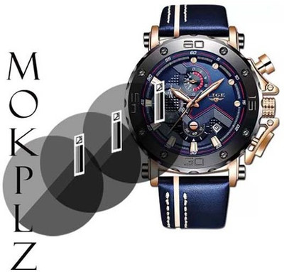 MOKPLZ Screen Guard for LIGE MEANS ANALOG QUARTZ WATCH(Pack of 3)