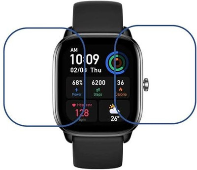 LIGHTWINGS Screen Guard for Amazfit GTS 4 Mini Smart Watch(Pack of 2)