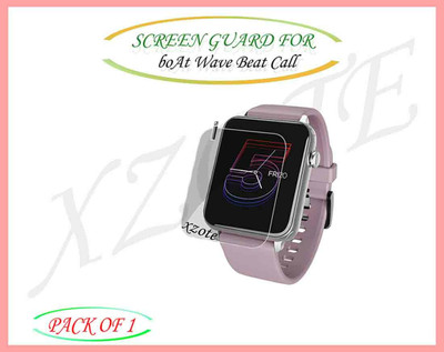 XAZE Screen Guard for boAt Wave Beat Call Smartwatch(Pack of 1)