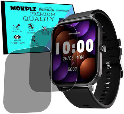 MOKPLZ Screen Guard for CROSSBEATS IGNITE PINGG SMARTWATCH(Pack of 2)