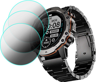 MOKPLZ Screen Guard for FIRE BOLTT MARSHAL SMARTWATCH(Pack of 3)