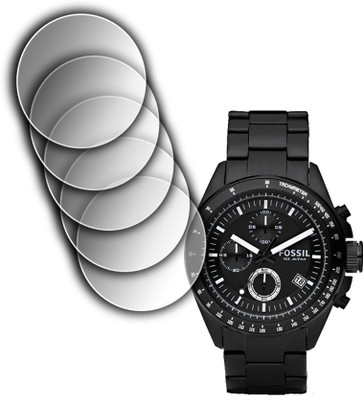EJZATI Screen Guard for FOSSIL CH2647 DECKER ANALOG WATCH, SCREEN TEMPERED(Pack of 5)