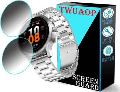 TWUAOP Screen Guard for FIRE BOLTT INFINITY LUXE SMARTWATCH(Pack of 2)