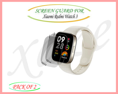 XAZE Screen Guard for Xiaomi Redmi Watch 3 Smartwatch(Pack of 2)