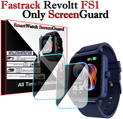 HIDEOUS Screen Guard for Fastrack Revoltt FS1(Pack of 2)