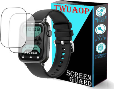 TWUAOP Screen Guard for FIRE BOLTT NINJA FIT PRO SMARTWATCH(Pack of 2)