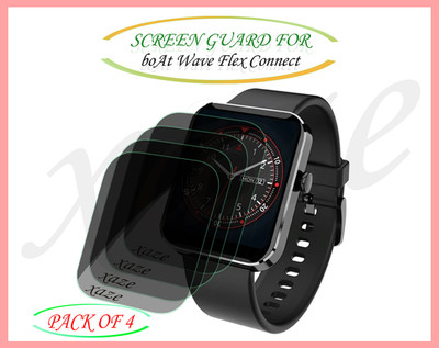 XAZE Screen Guard for boAt Wave Flex Connect(Pack of 4)