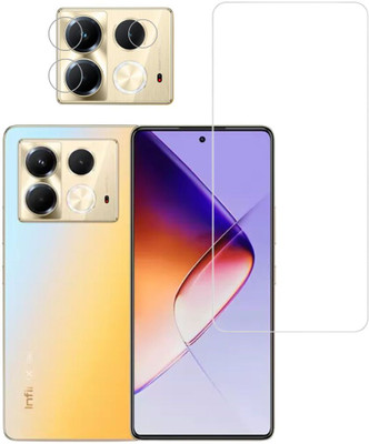 ISAAK Tempered Glass Guard for Infinix Note 40 5G, Tempered Glass & Camera Lens Protector (COMBO PACK)(Pack of 2)