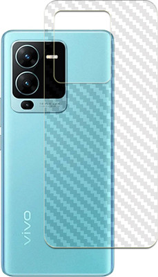 ARBAN vivo V25 Pro 5G Back Carbon Fiber Skin Mobile Skin(Transparent)