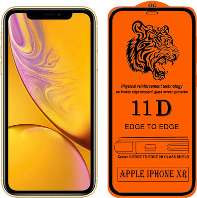 Xester Edge To Edge Tempered Glass for Apple iPhone XR(Pack of 1)