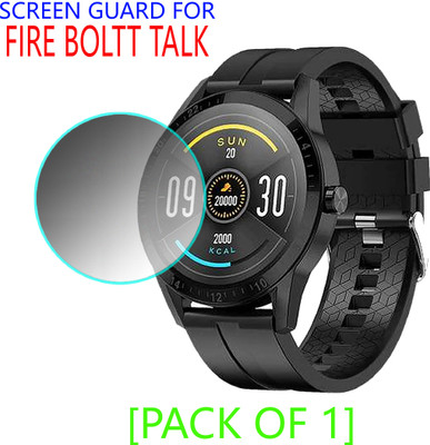 ejzatex Screen Guard for FIRE BOLTT TALK SMARTWATCH(Pack of 1)