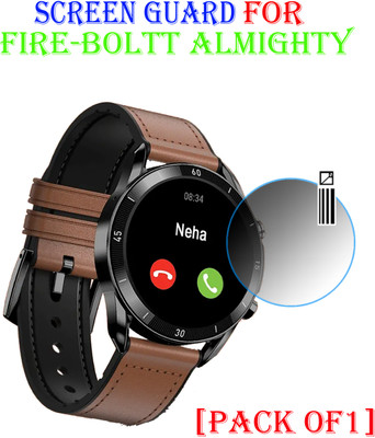 ejzatex Screen Guard for FIRE BOLTT ALMIGHTY SMARTWATCH(Pack of 1)