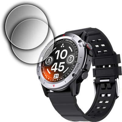 EJZATI Screen Guard for AMBRANE WISE CREST SMARTWATCH, SCREEN TEMPERED(Pack of 2)