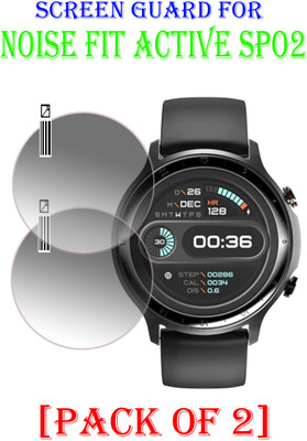 ejzatex Screen Guard for NOISEFIT ACTIVE SPO2 SMARTWATCH(Pack of 2)