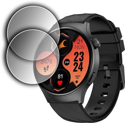 EJZATEX Screen Guard for FASTRACK OPTIMUS PRO SMARTWATCH, SCREEN GUARD(Pack of 2)