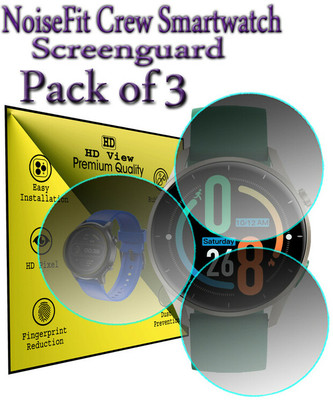daffin Impossible Screen Guard for NoiseFit Crew(Pack of 3)