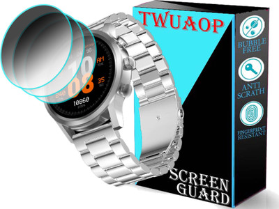 TWUAOP Screen Guard for FIRE BOLTT INFINITY LUXE SMARTWATCH(Pack of 3)