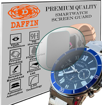 daffin Screen Guard for FOSSIL FS5623 GARRETT ANALOG WATCH FOR MEN(Pack of 1)