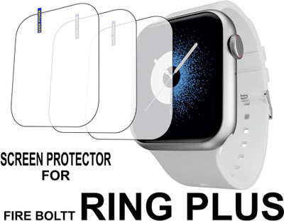 TWUAOP Screen Guard for FIRE BOLTT RING PLUS(Pack of 3)